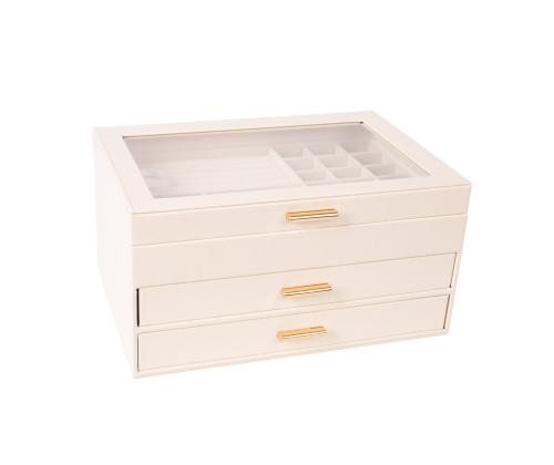 Korurasia SEZANE 26,5x18xH13,5cm, valkoinen