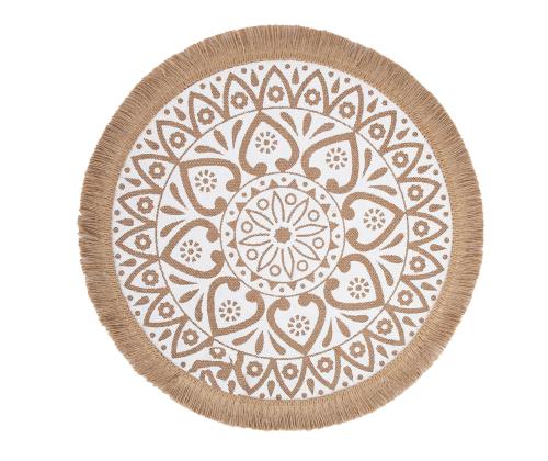 Pöytämatto SOL, valkoinen kuvio, sekoitus