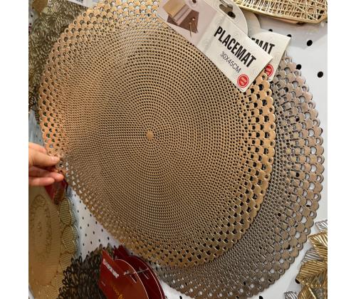 Pöytämatto BUBBLES, hopea