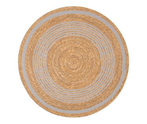 Matto SELITA D100cm, luonnollinen/harmaa