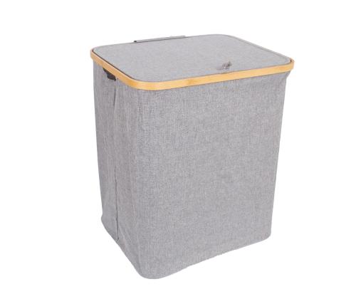 Pyykkilaatikko MAX GREY 45x36xH54cm, vaaleanharmaa