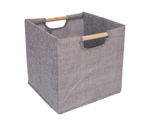 Laatikko MAX MILO 35x32xH34cm, harmaa