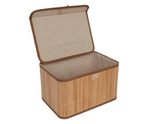 Laatikko MAX BAMBOO 33x23xH20cm, kannellinen, bambu, bambu