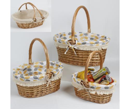 Kori MAXINE 44x35xH40cm, kahvalla, vaaleanruskea punos