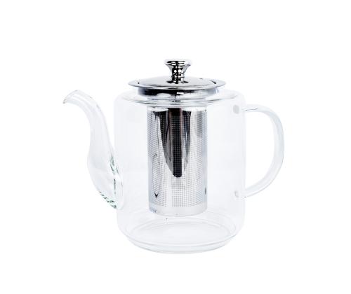 MANON 1,2L teekannu siivilällä, hopeinen viimeistely