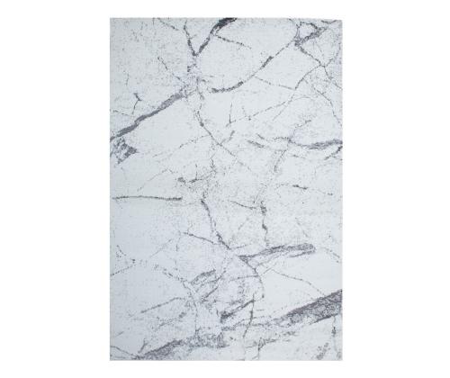 Matto SANFORD-5, 200x285cm, valkoinen/harmaa