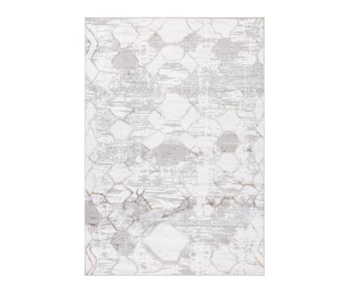 Matto SALAMANCA-3, 160x230cm, hopea/valkoinen