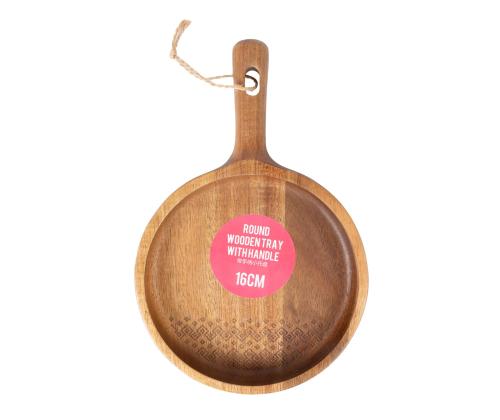 Tarjotin ETNO WOOD 24x16cm, akaasiapinnoite