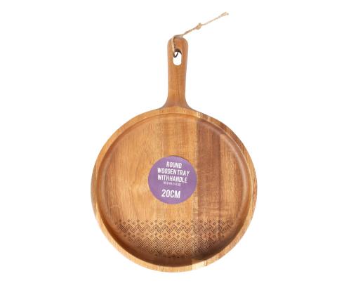 ETNO WOOD 28x20cm, akaasiapuujalusta