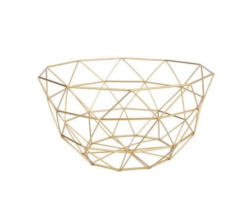 Maljakko NISSA D26xH13cm, kultainen