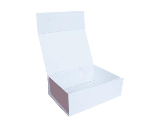TRUDY laatikko 35x25x11cm kokoontaitettava, valkoinen