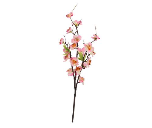 Tekokukka IN GARDEN H47cm, vaaleanpunainen persikan kukka, vaaleanpunainen persikka