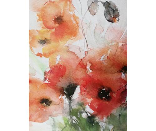 Seinäkuva WALLY 40x40cm, unikoita