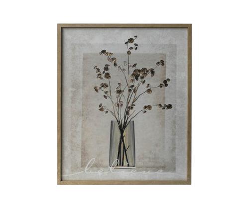 Seinäkuva WALLY 40x50cm, maljakossa