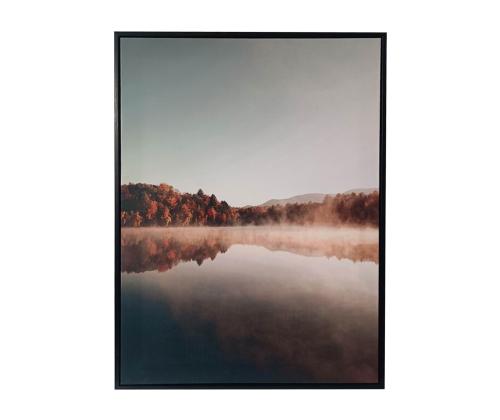 Taustakuva WALLY 60x80cm, maisema järven rannalla