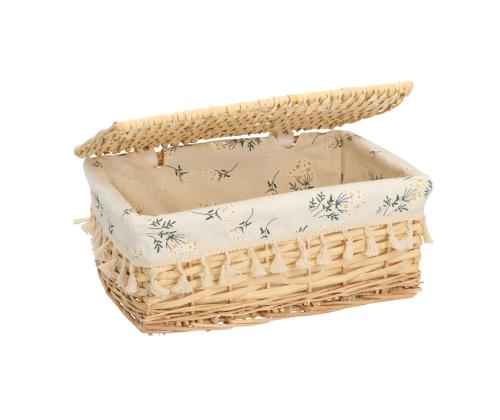 Kori WILLI EMMA 36x27xH16cm kannella varustettuna