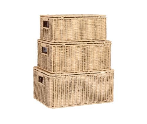 Kori BASILE 37x27xH17cm, vaaleanruskea