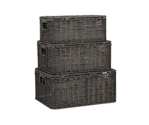 Kori BASILE 34x24xH15cm, tummanruskea