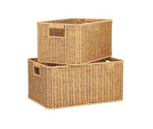 Kori BASILE 37x26xH18cm, vaaleanruskea