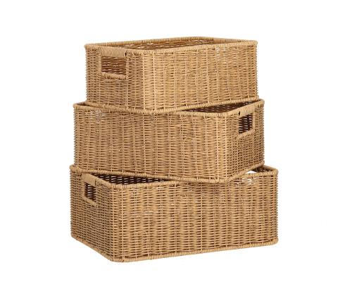 Kori BASILE 37x27xH15cm, vaaleanruskea