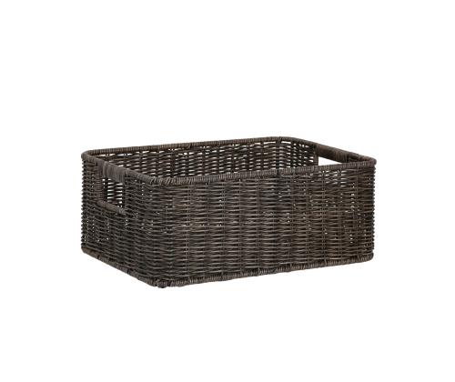 Kori BASILE 34x24xH13,5cm, tummanruskea