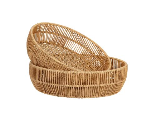Kori BASILE D33/29xH8,5cm, vaaleanruskea