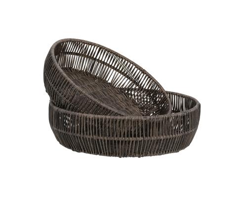Kori BASILE D36/32xH10cm, tummanruskea