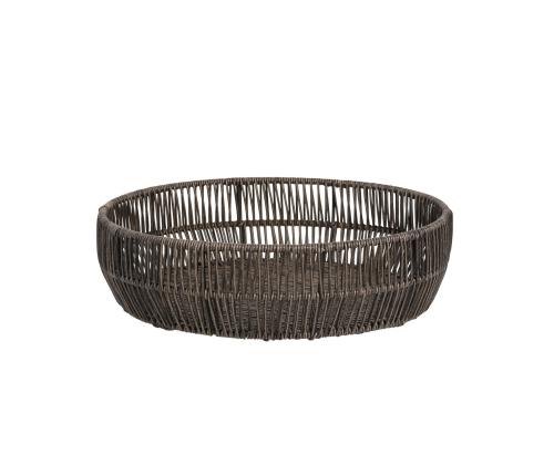 Kori BASILE D33/29xH8,5cm, tummanruskea
