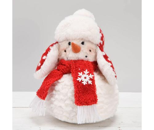 Koriste FUN KAI H26cm, lumiukko, punainen