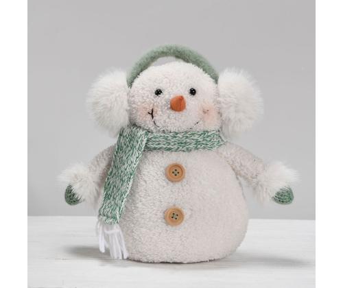 Koriste FUN EKE H26cm, lumiukko, vihreä