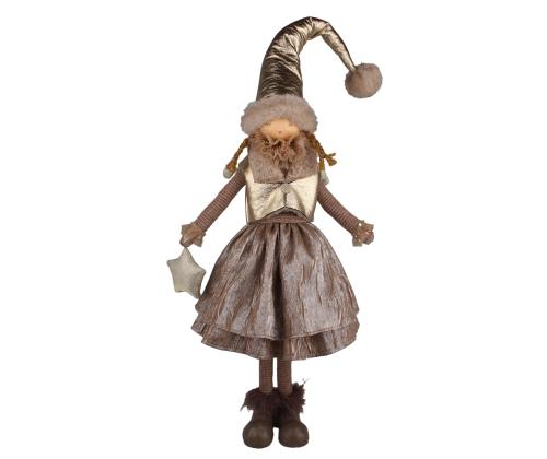 Koriste FAB MIA H74cm, kääpiö, kultainen