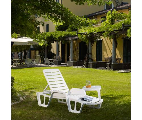 Lepotuoli FISSO 71x192xH45cm, valkoinen