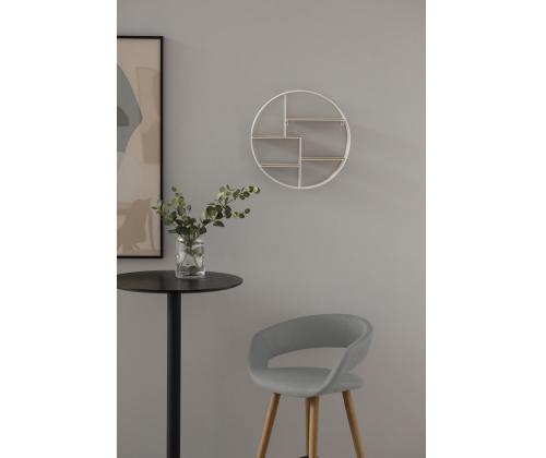 Baaripöytä IBIZA, D60xH105cm, pöytälevy: viilutettu MDF, väri: musta saari, jalka: musta mattametalli