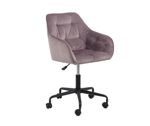 Työtuoli BROOKE, 59x59xH89cm, vanha pinkki sametti