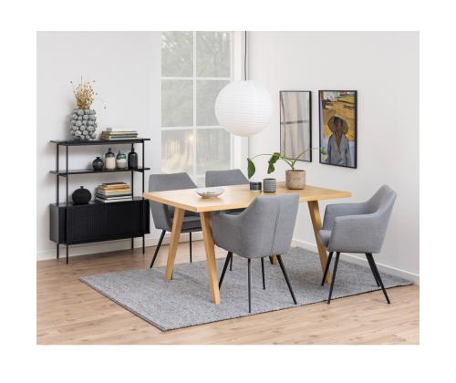 Hylly ANGUS 3, 94x27xH114cm, musta