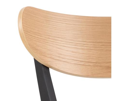 Baarijakkara ROXBY luonnollinen/musta, 45x49xH105cm