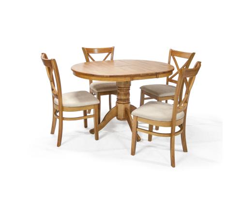 Ruokapöydän setti MIX & MATCH ja 4 tuolia