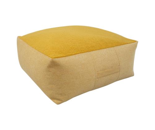 Tumba LAMB Laukku, 80x80cm, k30cm, keltainen, 100% polyesteri, kangas-325/322