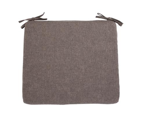 Tuolinpäällinen SIMPLE BROWN 38x43x2,5cm, ruskea, 100% polyesteri