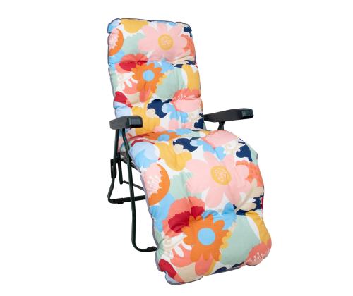 Tuolinpäällinen BADEN-BADEN 48x165cm, kukka