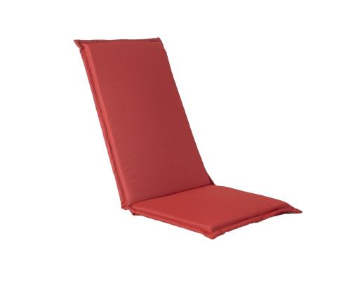 Tuolinpäällinen SUMMER röyhelöllä 48x115x4,5cm, viininpunainen