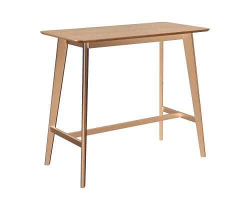 Baaripöytä ROXBY 120x60xH105cm, luonnonvalkoinen