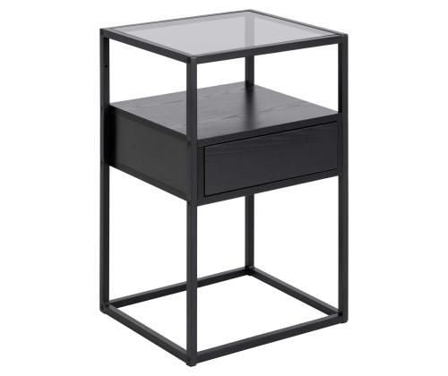 Yöpöytäkaappi RANDOLF 40x35xH60cm, harmaa