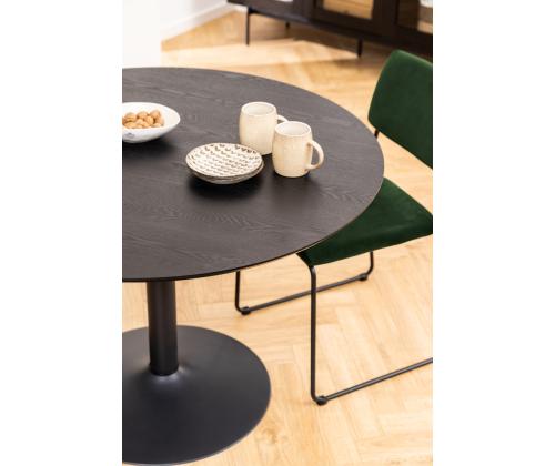 Ruokapöytä IBIZA D110xH74cm, musta