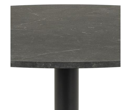 Ruokapöytä IBIZA D110xH74cm, musta marmori