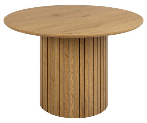 Ruokapöytä YALE D120xH75cm, luonnonvalkoinen