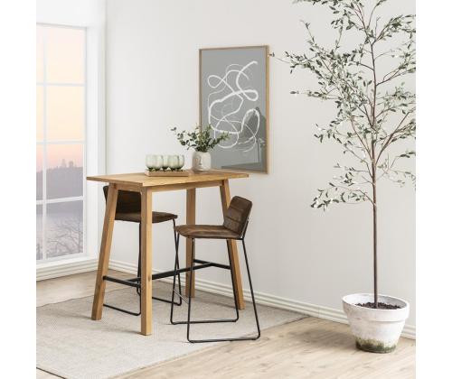 Baaripöytä CHARA 117x58xH105cm, tammi