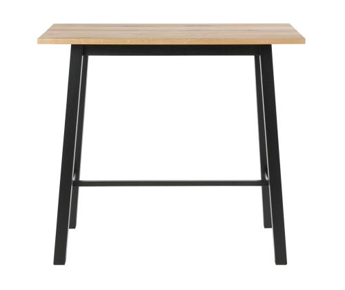Baaripöytä CHARA 117x58xH105cm, tammi/musta