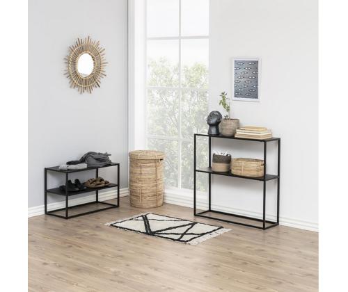 Konsolipöytä NEWTON 79,5x26xH80,5cm, musta