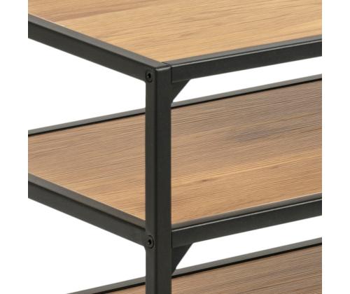 TV-pöytä SEAFORD 120x33xH46cm, 3 hyllyä, tammi 3